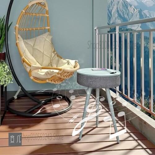 Solid Wood Small Coffee Table Creative Side Table Seating Corner Table Modern Minimalist Small Round Table Nordic Small Tea Tabl