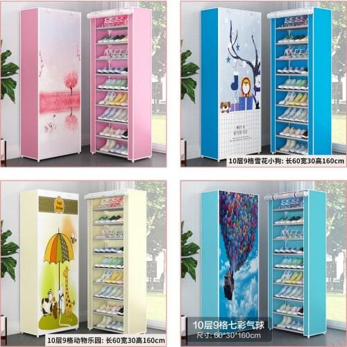 Multifunctional Shoe Rack Storage Shoe Cabinet Non-Woven Waterproof Cloth Shoe Rack Shoemak