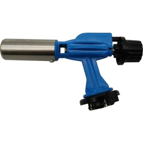 Blue metal gun body electronic ignition card torch cake baking torch point carbon gun portable welding gun