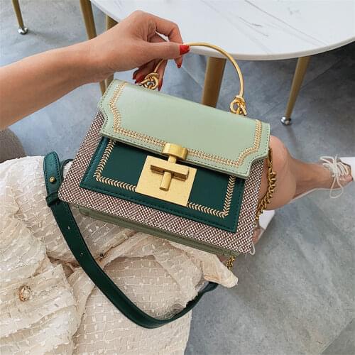 2021 Shoulder Bag Designer PU Leather Women Crossbody Bag Vintage Shoulder Messenger Bag Ladies Clutch Casual Totes Female Purse