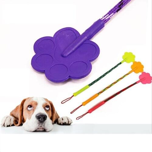 Pet Supplies Nylon Pet Dog Training Toys Tool Stick Pat Pet Pat Toys Silicon Dog Stick for Dog Training Whip Cat 43cm Long