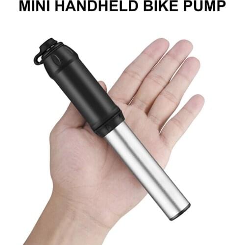 Bicycle Mini Portable Pump Bike Tire Inflator Schrader Presta Valve Cycling Bike Pump Adaptors Tire Air Inflator
