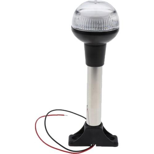 High Quality Plastic Marine Boat All Round Anchor 360 Degree LED Daylight White Navigation Light, 12V