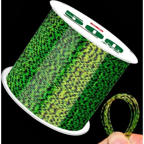 WALK FISH 500M Speckle Thread Line With Box Super Strong Nylon Line 3D Invisible Spoted Line Monofilament Fishing Line Carp