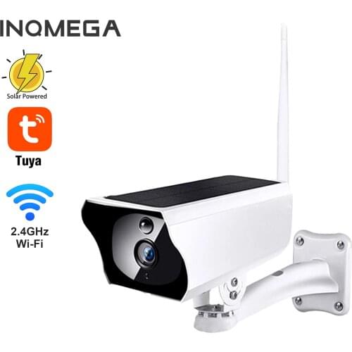 Wifi TUYA Solar Surveillance Camera CCTV Video 1080P HD Outdoor Camera Solar Night Vision Wireless IP65 Waterproof Surveillance