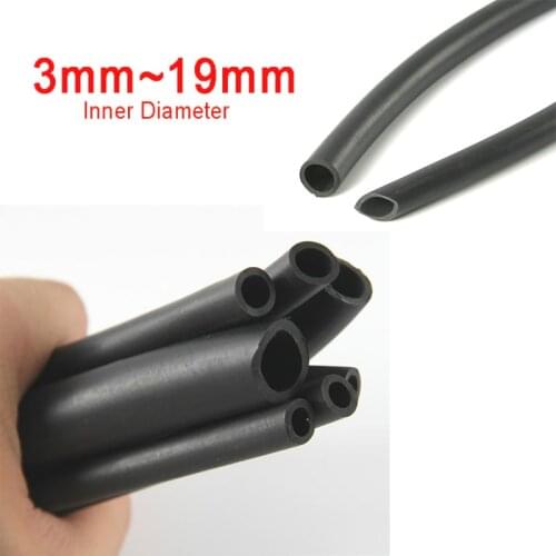 1/3M 3mm~19mm Soft Tubing Black Nitrile Rubber Fuel Tube Petrol Diesel Oil Line Hose Pipe ,Wear,Acid and Alkali Resistant