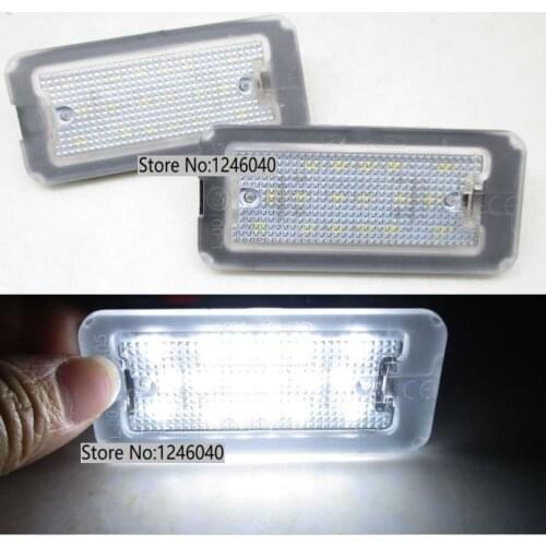 2Pcs Led License Plate Light Number Plate Lamp Fit For Fiat 500 Abarth 500 2007-2020 Year