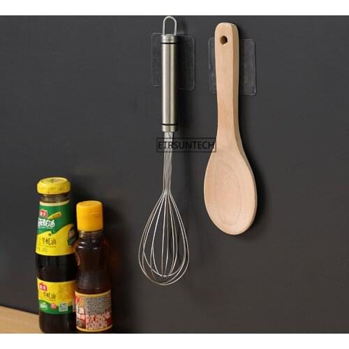 500pcs Home Plastic Hooks Waterproof Sticky Hook for Kitchen Bathroom Shelf Sticker Sticking Wall Strong Adhesive Hook Hanger