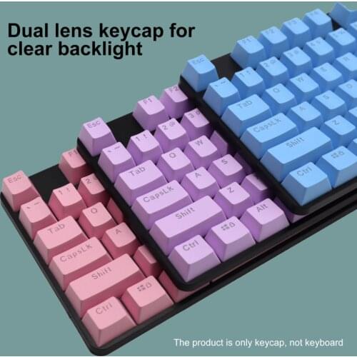 BlUELANS 2021 New 104Pcs ABS OEM Universal Backlight KeyCaps Replacement Mechanical Keyboard Accessory