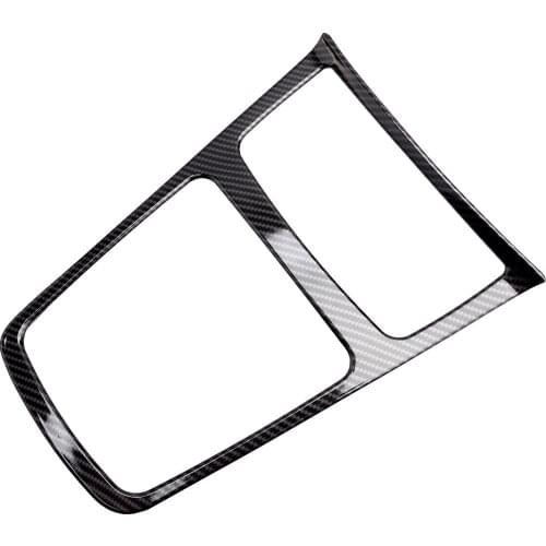Carbon Fiber Style Centre Console Gear Shift Panel Trim Cover Fit for Mercedes Benz CLA GLA A Class W117 C117 W176 2013-2017