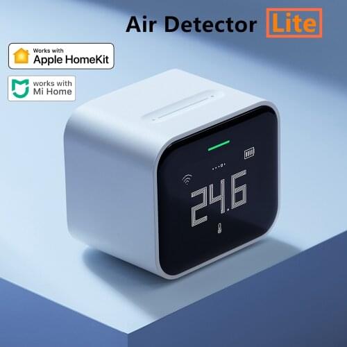 Qingping Air Detector lite Retina Touch IPS Screen Touch Operation PM2.5 Air Monitor Work With Mi home APP Control Apple Homekit
