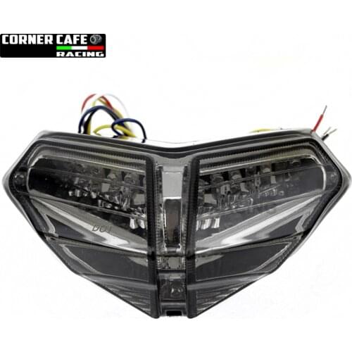 For DUCATI Streetfighter 848 1098 1198 2007-2013 Integrated Tail Light Turn Signal Indicator Brake Running DRL Smoke LED 12 11