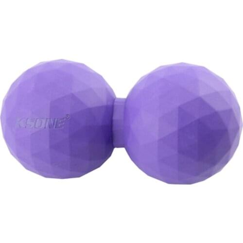 KSONE Fitness Peanut Massage Roller Ball Double Lacrosse Ball Yoga Foam Massage Roller for Back/Neck Muscle Deep Tissue
