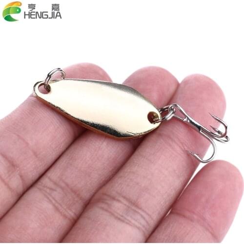 New 200pcs spinner spoon fishing lures 3.5cm 3.7g 8#japan hooks Metal hard sequin fishing baits wobble bass fishing tackles