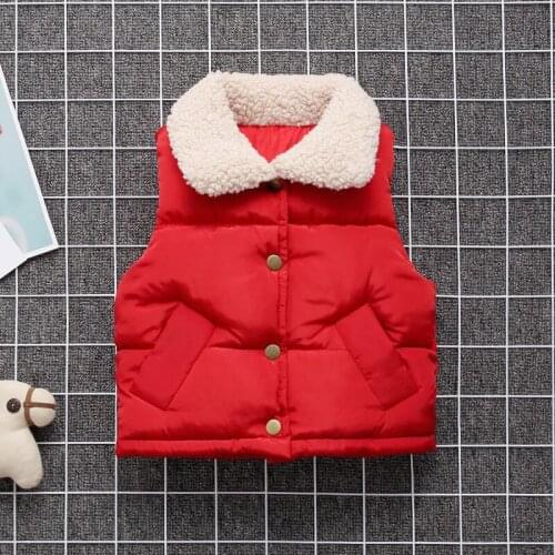 Autumn Winter New Boys Girls Sleeveless Hooded Vest Jacket Cartoon Print Coat Kids Warm Vest Outwear Clothes