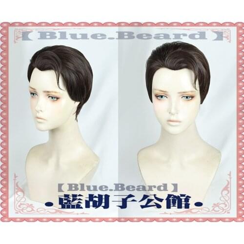 Detroit Become Human Connor Wigs Dark Brown Anime Cosplay Costume Wig + Wig Cap + Track