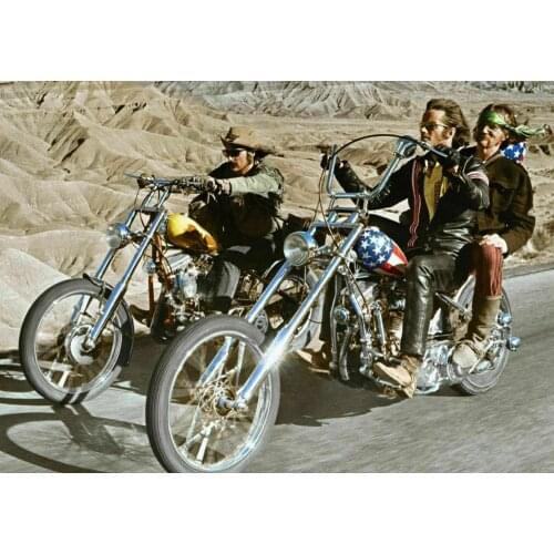 Easy Rider 1969 Classic Movie Art Film Print Silk Poster Home Wall Decor 24x36inch