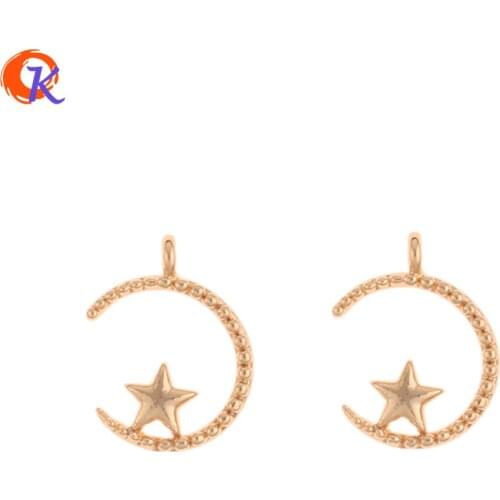 Cordial Design 50Pcs 11*13MM Jewelry Accessories/DIY Parts/Charms/Genuine Gold Plating/Jewelry Making/Hand Made/Earring Findings