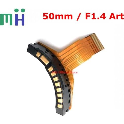 Second-hand 50 1.4 ART Rear Bayonet Mount Flex Cable Contact FPC For Sigma 50mm F1.4 DG HSM Art Lens Replacement Spare Part