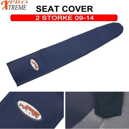 Blue Motorcycle Rubber Vinyl Gripper Soft Seat Cover For Husaberg 2 Storke 2009-2014 09 10 11 12 13 14 Motocross Dirt Bike