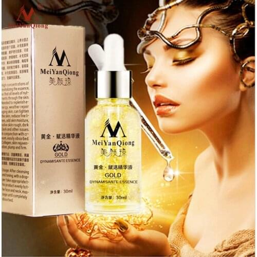 Skin Care Pure 24K Gold Essence Day Cream Anti Wrinkle Face Care Anti Aging Collagen Whitening Moisturizing Hyaluronic Acid