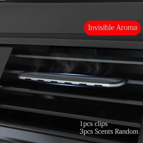 Ultra-thin Car Air Freshener Perfume Fragrance for Auto Car Air Vent Freshener Air Conditioner Clip Diffuser Solid Perfume