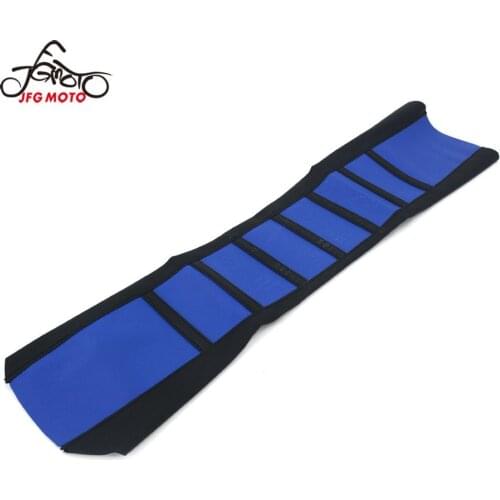 Motorcycle Universal Rubber Striped Gripper Soft Seat Cover For YAMAHA KAWASAKI HONDA SUZUKI YZF WRF 250 450 250F 450F YZ 125