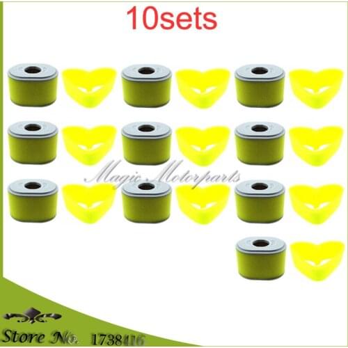 10x Air Filter For Honda GX140 GX160 GX200 17210-ZE1-822 17210-ZE1-505 17210-ZE1-517 17210-ZE1-507 17218-ZE1-821 17218-ZE1-507