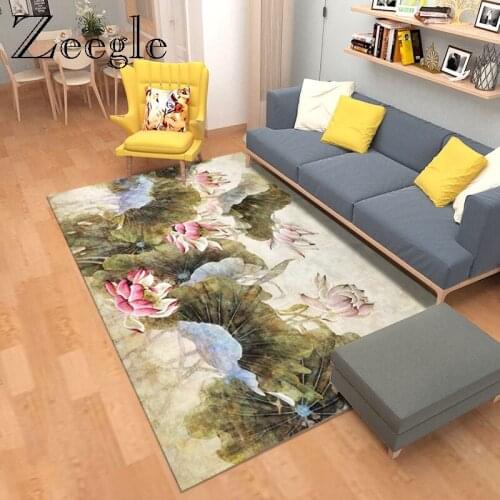 Zeegle Living Room Nordic Carpets Sofa Besides Table Floor Rug Large Center Carpet Bedroom Bedside Rugs Non-slip Baby Soft Mats