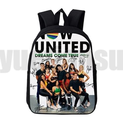 12/16 Inch 3D Bag 2020 Now United - Better Album Softback Schoolbags for Teenager Girl Anime Now United Backpack UN Team Bookbag