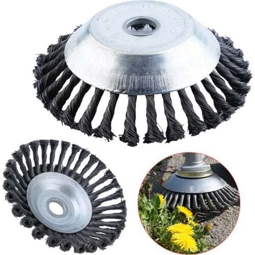 150mm/200mm Lawnmower Long Lifetime And Durable Steel Wire Trimmer Head Grass Brush Cutter Dust Removal Weeding Plate