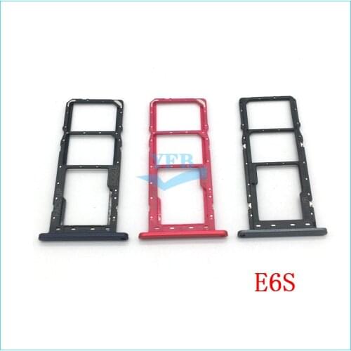 2PCS SIM Card Tray Holder Card Slot Adapter For Moto E6S Replacement Parts