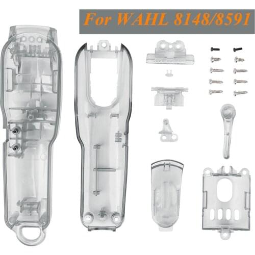 8Pcs/Set Electric Clipper Shell Set For WAHL 8148/8591 ABS 8 Style DIY Modification Shell Barber Electric Clipper Cover G0811