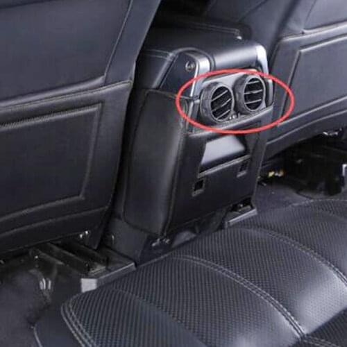 ABS Chrome For Ford Escape Kuga 2017 2018 accessories styling Car Rear Air Vent outlet panel frame Cover Trim