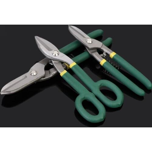 AIRAJ 8/10/12 Inch Large Iron Sheet Scissors Industrial Grade Alloy Steel Plate PVC Pipe Cutting Aviation Shears