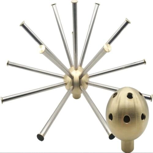 3"Bronze Sphere hemisphere Fountain,Dandelion Bronze Ball Fountain,Pool Sprinkler,Sprayer garden water dandelion fountain nozzle