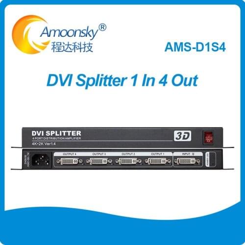 HD HDMI Splitter Switch 1X4 H1S4 Support 1080P 3D 4K*2K HD Switcher Splitter Box Ultra HD for DVD HDTV Xbox PS3 PS4