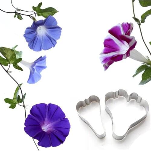Morning Glory Petals Stainless Steel Cookie Cutter Pastry & Biscuit Baking Cutter Cake Decoration Tool Cupcake Mold Fondant Tool