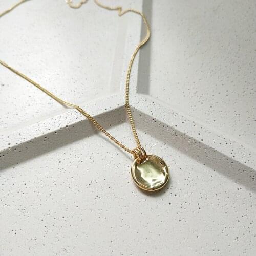 WTLTC Statement Hammered Coin Chokers Necklaces for Women 925 Sterling Sliver Layered Necklaces Personalized Charms Choker Gifts