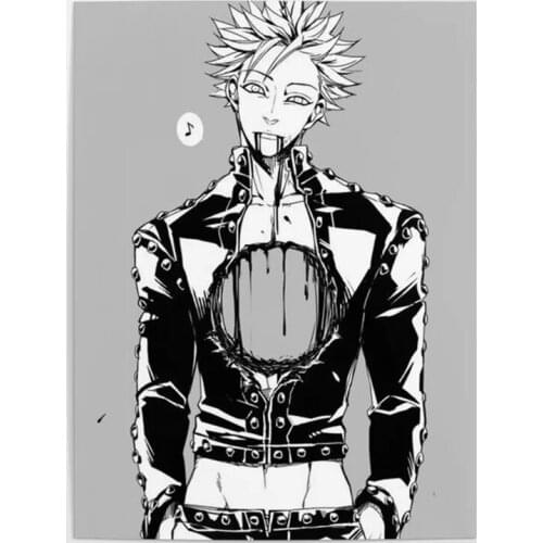 Modular Wall Art HD Prints Ban Posters Japanese Animation Canvas Paintings Black White Boys Room Home Decor Pictures No Frame