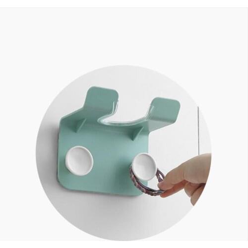 Wall-mounted Hair Dryer Holder ABS Bathroom Shelf Storage Hairdryer Holder Rack Organizer For Hairdryer High Quality