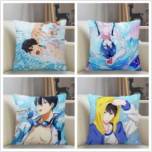 Musife Custom High☆Speed Nanase Haruka Pillowcase Sofa Decorative Cushion Cover Pillowcase Home Decor Drop Shipping Wholesale