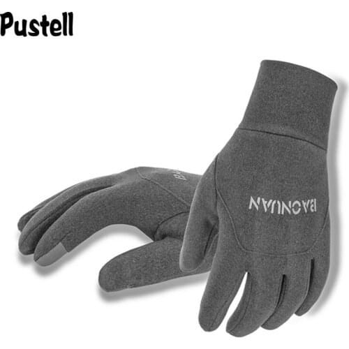 Autumn Men Gloves Rabbit Wool Soft Elastic Touch Screen Full Finger Warm Cycling Driving Business Gloves for Male Winter