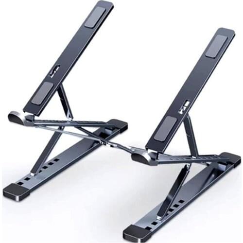 Aluminum Notebook Laptop Stand Folding Adjustable Portable Computer Table