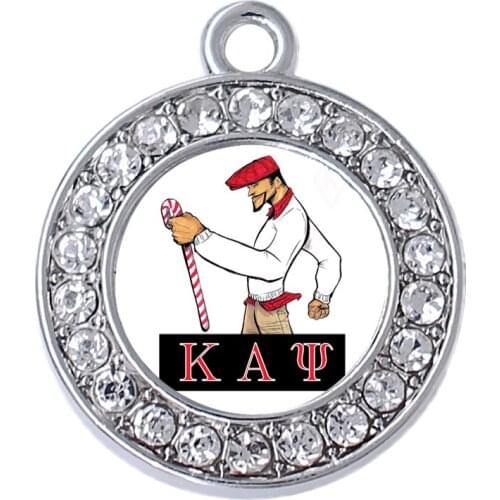 Popular enamel greek letter KAP tu kwon thomas fraternity society symbol sign sticker charm pendant