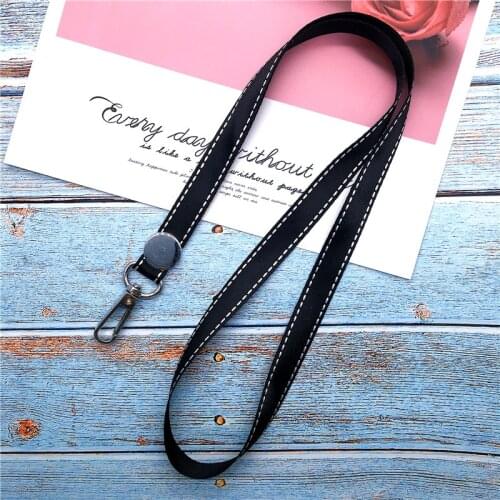 Hanging Neck Rope Lanyard for iPhone Mobile Phone Straps Camera USB Holder ID Pass Card Name Badge Holder Keys Metal Clip