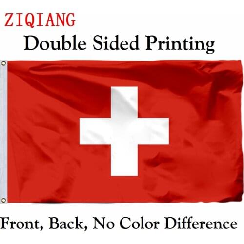 Switzerland 1889 Flag 3x5ft Polyester Flying Size 90x150cm Custom High Quality Double Sided Printing Banner