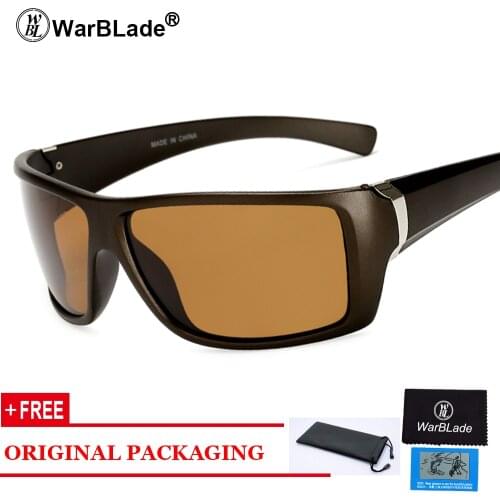 2020 Fashion Polarized Sunglasses Square Mirror Eyewears For Men Driving Glasses Goggle Protection Gafas KP1018 WarBLade