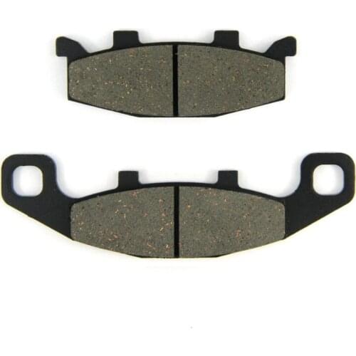 SOMMET Motorcycle Rear Brake Pads Disc 1 pair for Kawasaki ZZR 400 (ZX 400 K1/K2/K3) (90-92) ZZR400 ZX400 ZX400K LT129