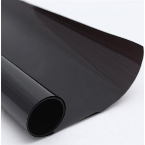 20cm x 150cm Car Window Tint Film Tinting VLT Black UV-Proof Scratch Resistant for Auto glass Car House Commercial accessories